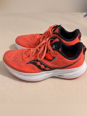 Saucony Women's Running Shoes in Bright Orange and Black